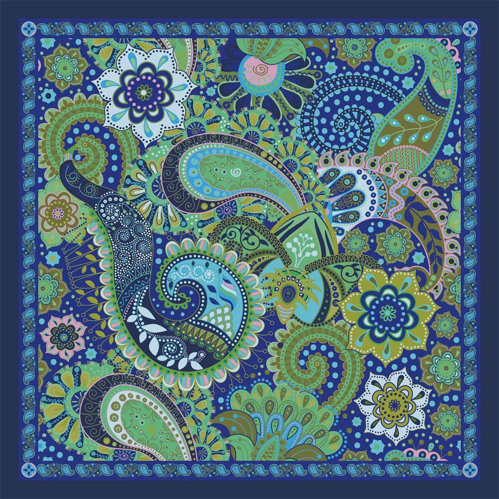 Unisex Katoenen Bandana met Dierenprint & Paisley Motief - Veelzijdig te Dragen