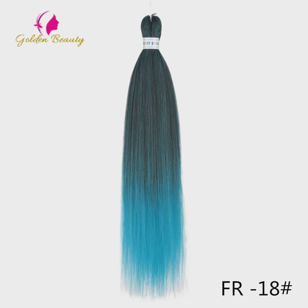 26 Inch Ombre Kleuren Vlechtsel Haar Synthetisch Pre-stretched Jumbo Braids Haar voor Cosplay & Pruiken