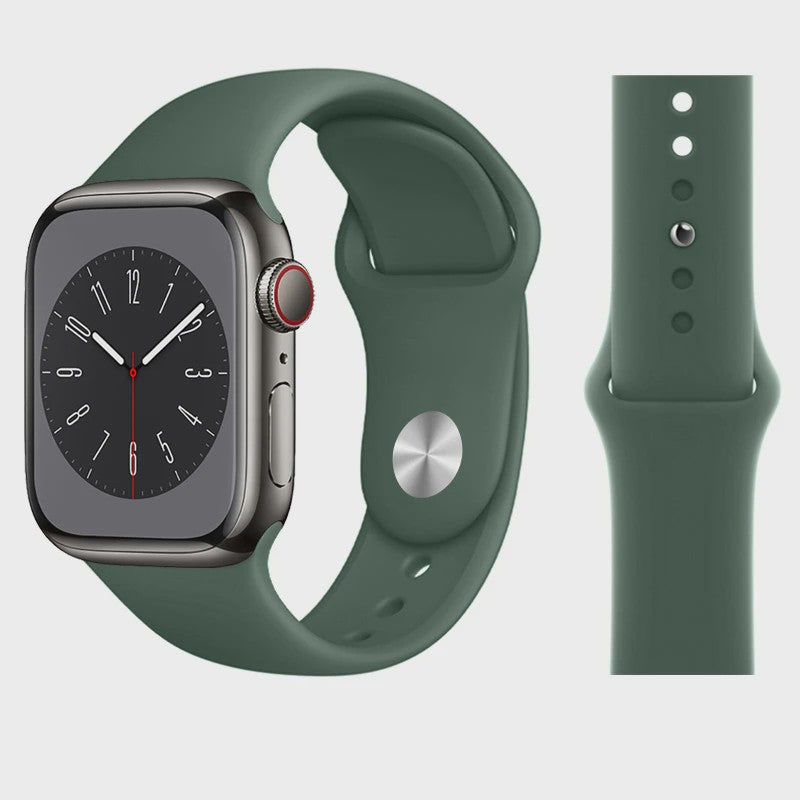 Sport Siliconen Bandje voor Apple Watch 38-49mm - Serie 1 t/m 11, SE, Ultra