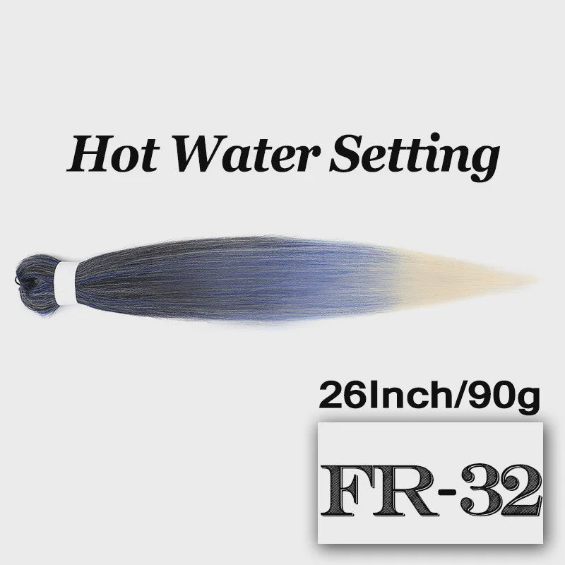 Pre-stretched Braiding Hair 26 Inch - Synthetische Haarverlengingen voor Crochet Braids in Kleuren