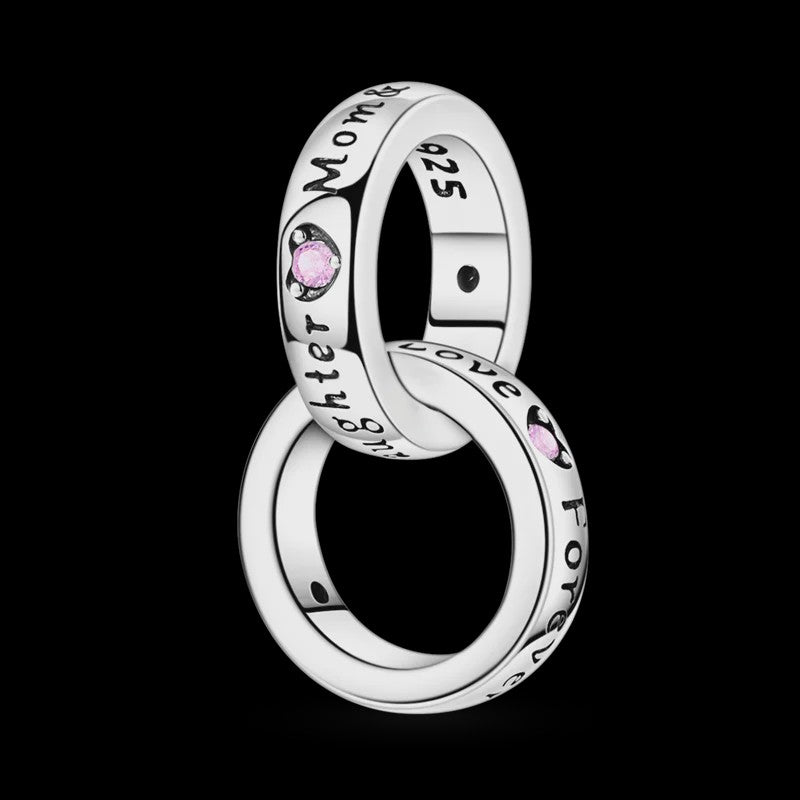 925 Sterling Zilveren Bedel 'Mom Love' - Perfect Cadeau voor Moederdag en Verjaardag