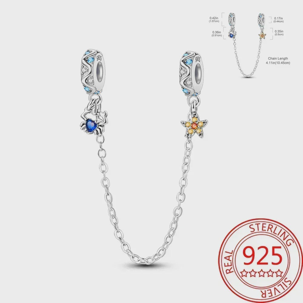 925 Sterling Zilver Oceaan Serie Bedel - DIY Armband Bedeltje voor Dames