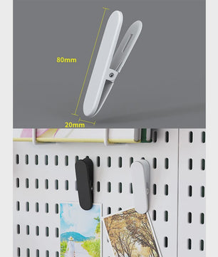 Modulaire Bureau Pegboard Organizer - Wandmontage, Staand & Clip-on