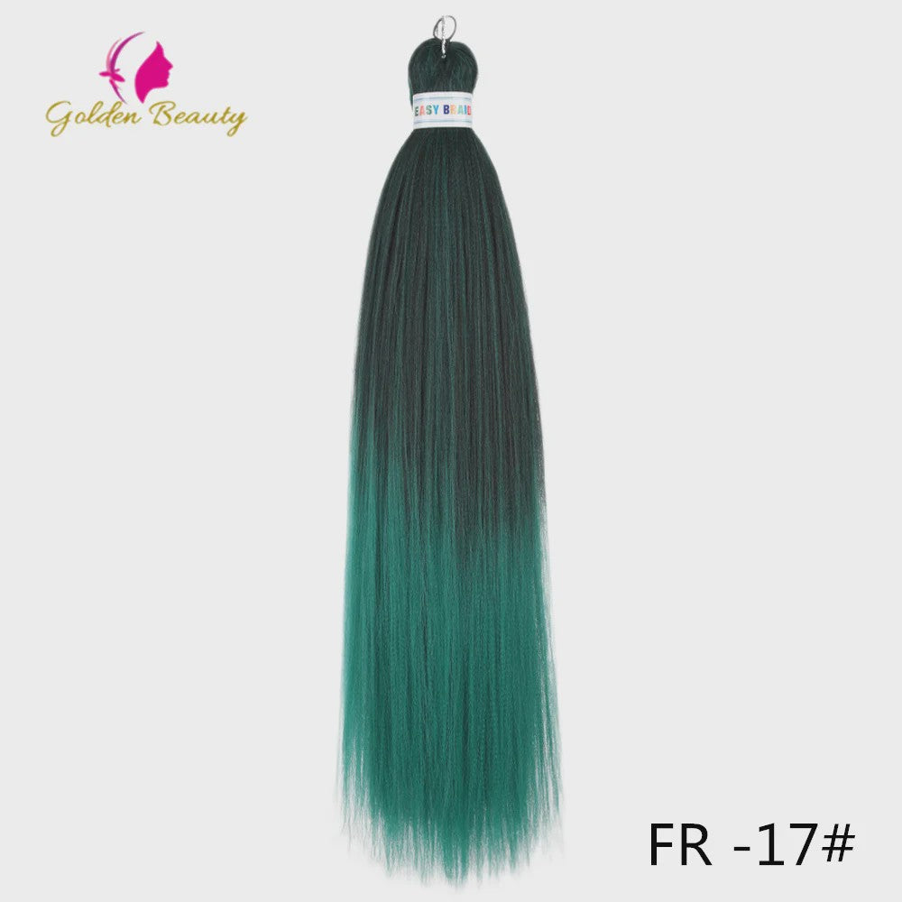 26 Inch Ombre Kleuren Vlechtsel Haar Synthetisch Pre-stretched Jumbo Braids Haar voor Cosplay & Pruiken