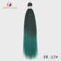 26 Inch Ombre Kleuren Vlechtsel Haar Synthetisch Pre-stretched Jumbo Braids Haar voor Cosplay & Pruiken