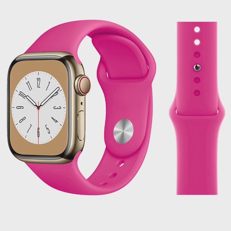 Sport Siliconen Bandje voor Apple Watch 38-49mm - Serie 1 t/m 11, SE, Ultra