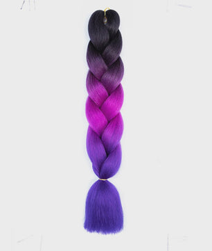 24 Inch Jumbo Braiding Hair Synthetisch Haar Ombre Crochet Braid Extensions voor Dames