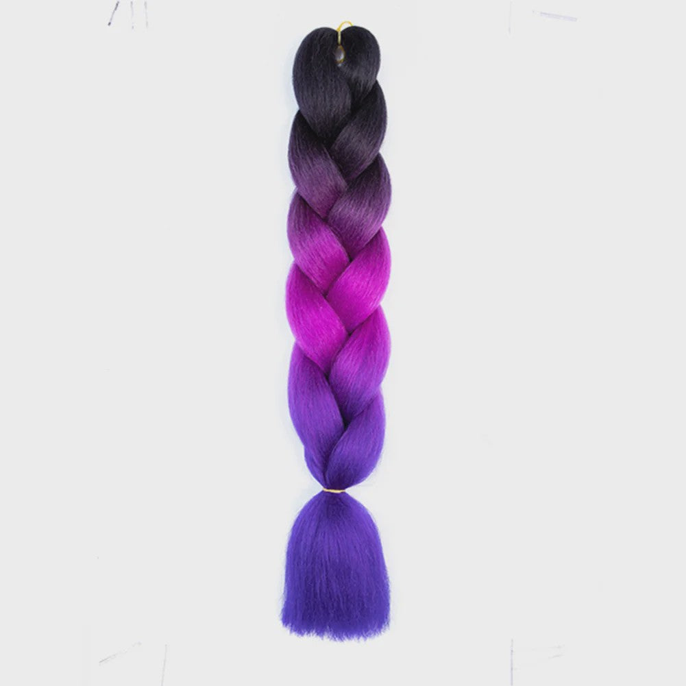 24 Inch Jumbo Braiding Hair Synthetisch Haar Ombre Crochet Braid Extensions voor Dames