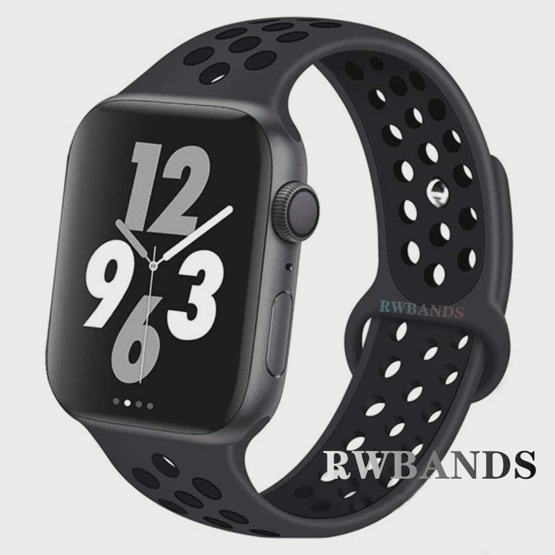 Ademende Sportband voor Apple Watch (38-49mm) - Comfortabele Vervangingsband