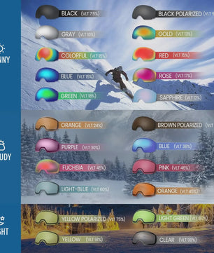 OutdoorMaster PRO Ski Goggles: Verwisselbare HD Lens, UV400, Anti-Fog, Over-The-Glasses