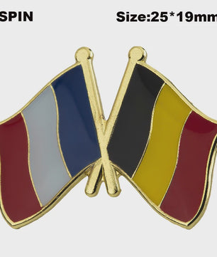 Belgische Vlag Speld - Stijlvolle Badge voor Kleding en Tassen