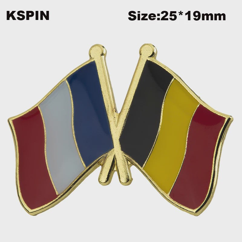 Belgische Vlag Speld - Stijlvolle Badge voor Kleding en Tassen