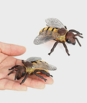Realistische Bijen Decoratie Set - Levensechte Insect Figuurtjes voor Huis en Bureau