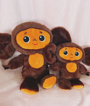 Schattige Cheburashka Knuffel - 18/23cm Pluche Aap Pop, Filmkarakter Cadeau voor Kinderen