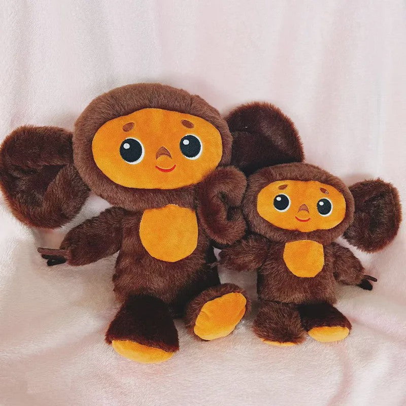 Schattige Cheburashka Knuffel - 18/23cm Pluche Aap Pop, Filmkarakter Cadeau voor Kinderen