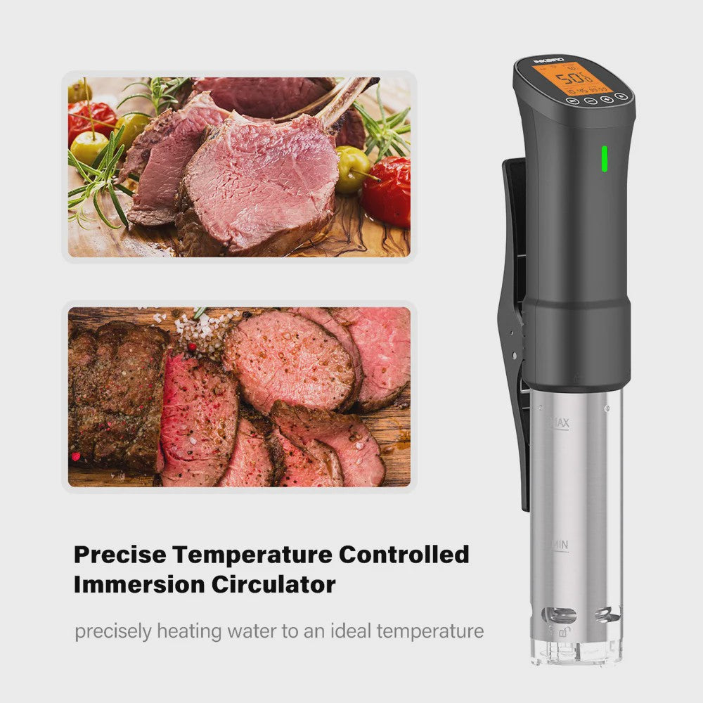 INKBIRD ISV-200W Wi-Fi Sous Vide Precisie Kookapparaat - Krachtig & Duurzaam met RVS