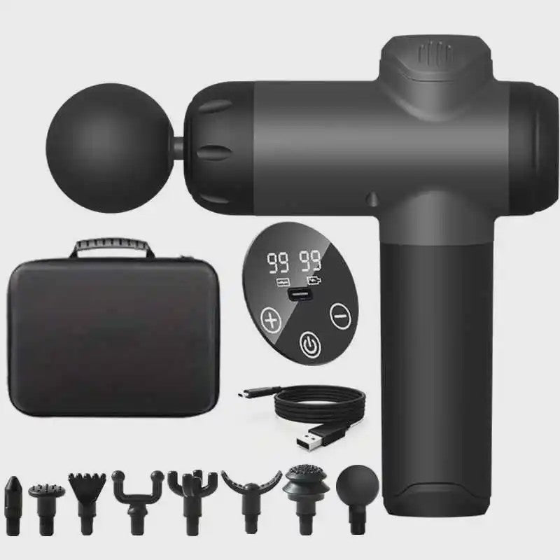Krachtige Massage Gun: 99 Snelheden voor Diepe Weefselmassage & Spierherstel