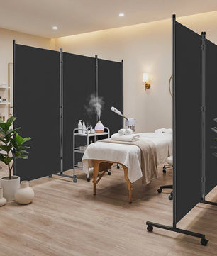 3-delig Vrijstaand Kamerscherm 259x182cm - Opvouwbaar Privacy Scherm voor Binnen & Buiten
