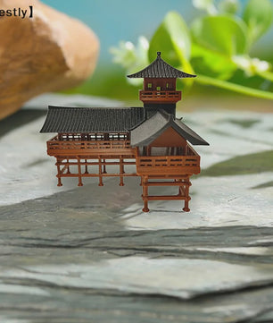 Miniatuur Japanse Paviljoen Decoratie - Zen Tuin, Aquarium & Bonsai Ornament