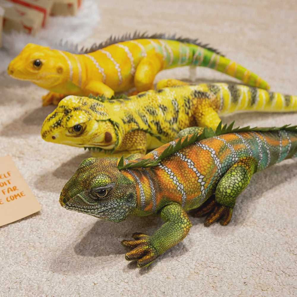 Zachte Baardagaam Pluche Speelgoed - 50cm Realistisch Reptiel Knuffel, Cadeau & Decoratie
