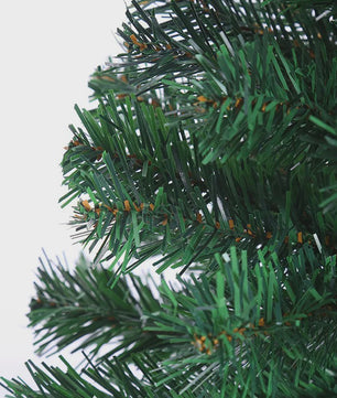Kerstboom 60cm PVC - Decoratieve Mini Kerstboom voor Bureau of Tafel (Groen, Roze, Wit Sneeuw)