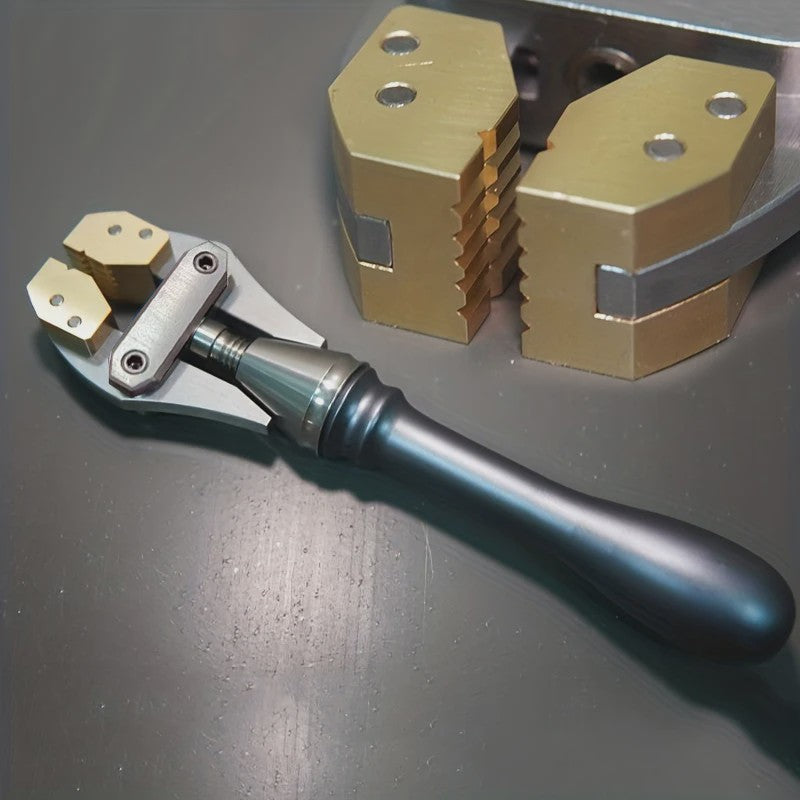 Verstelbare Handklem met Messing Bekken - Precisie Gereedschap voor Draadbewerking en DIY