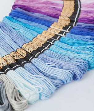 Grote Set Borduurzijde - 447 Kleuren Katoen Floss voor Kruissteek & DIY Naaien