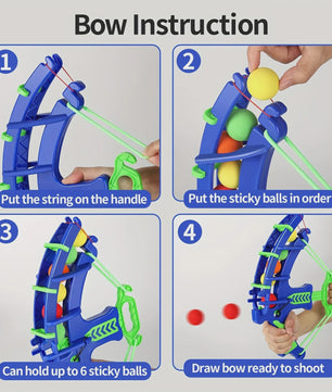 Soft Bullet Boogschietspel voor Kinderen - Educatief Oefenspeelgoed met Doelen