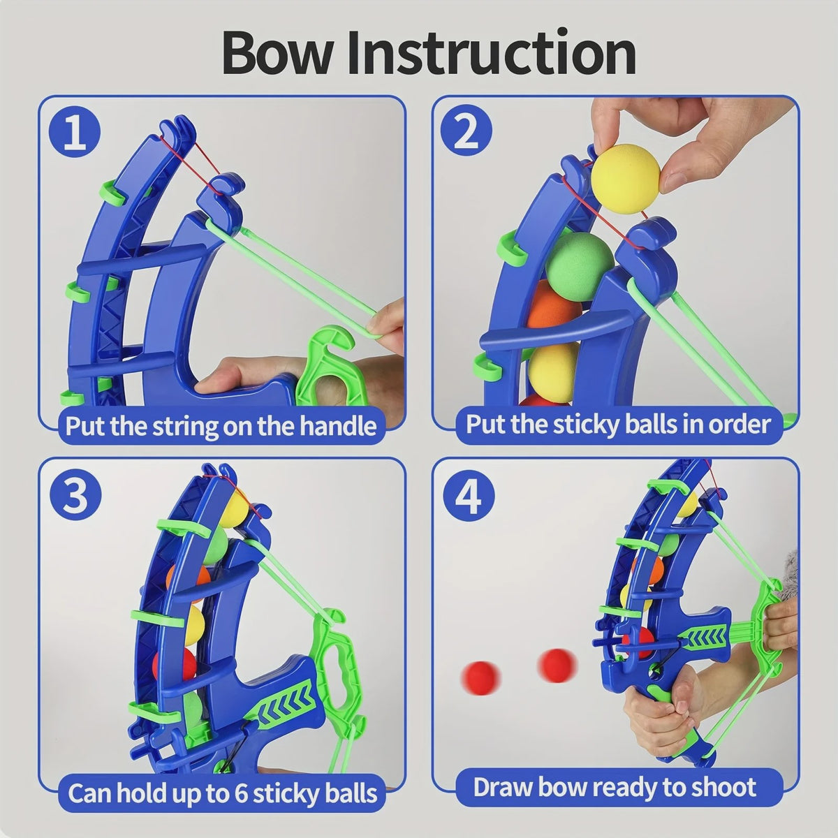 Soft Bullet Boogschietspel voor Kinderen - Educatief Oefenspeelgoed met Doelen