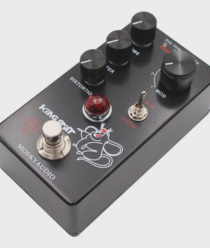 MOSKY King Rat Gitaar Effectpedaal - Distortion met 4 Selectieknoppen