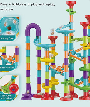 Montessori Marble Run Bouwset - Interactief Educatief Speelgoed voor Kinderen
