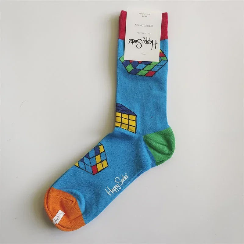 Happy Socks Heren Sokken Katoen - Maat 41-46 EU