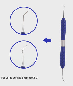 AZDENT Esthetisch Restauratie Mes - Tandheelkundig Instrument met Siliconen Grip