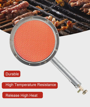 Infrarood Gas Zijbrander - Keramische Brander voor BBQ & Camping