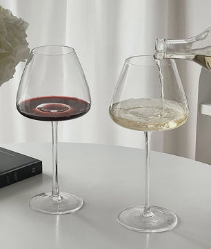 Luxe Grote Wijnglas met Grote Buik - Kristalglas voor Rode Wijn - Europees Design