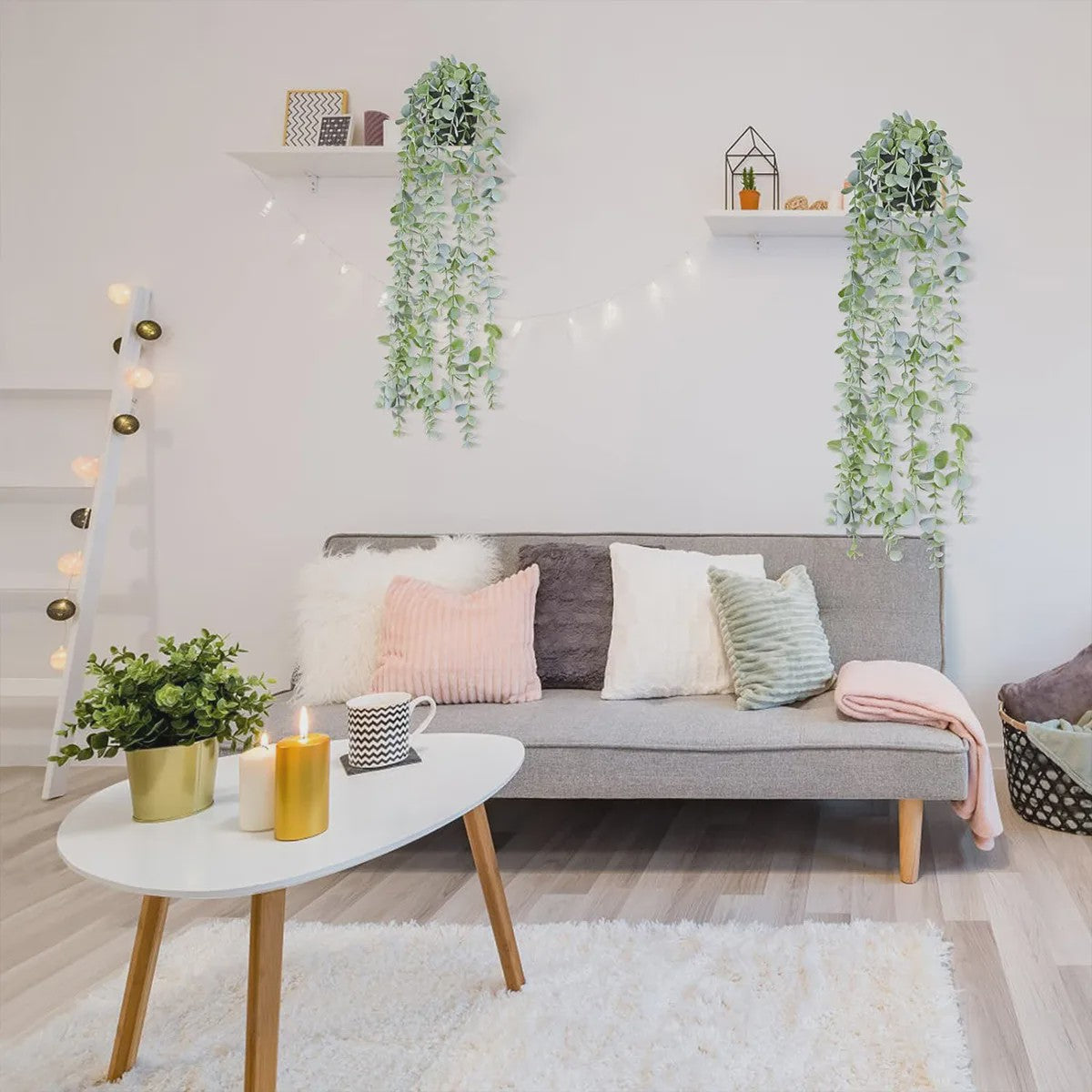 Kunst Eucalpytus Klimop Slager - Decoratieve Kunstplant voor Binnen & Buiten
