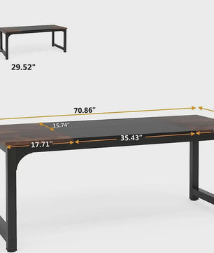 Tribesigns Modern Bureau - Ruim Werkstation voor Thuis of Kantoor