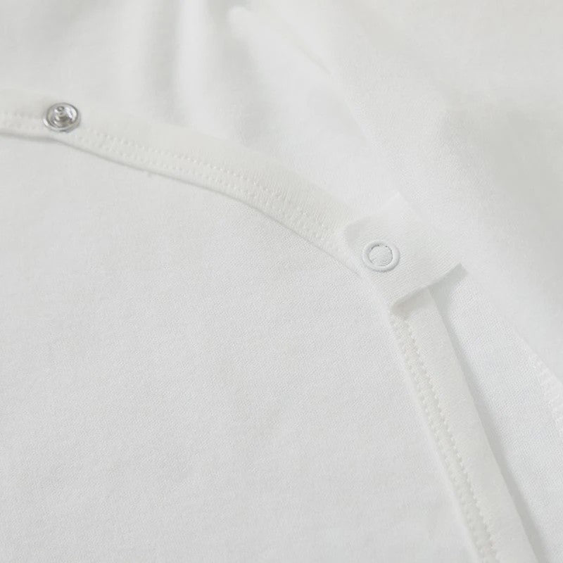 Newborn Baby Kimono Shirt Lange Mouw 100% Katoen - Makkelijk Aan & Uit