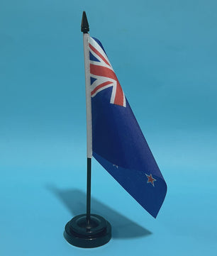 Nieuw-Zeeland Bureauvlag 14x21cm Polyester - Officiële Nationale Vlag