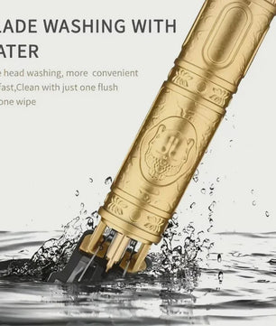 Vintage T9 Draadloze Trimmer - USB Snel Opladen & Krachtige Barber Clipper voor Mannen