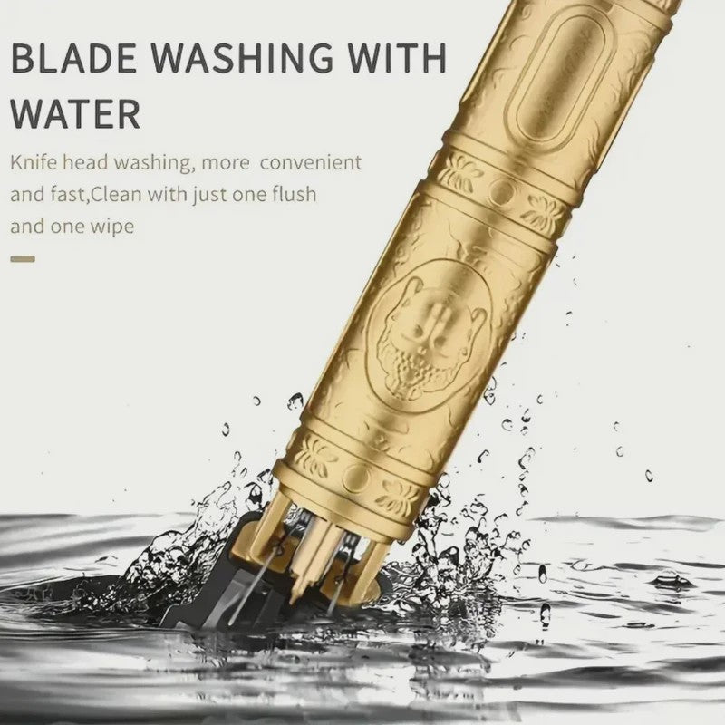 Vintage T9 Draadloze Trimmer - USB Snel Opladen & Krachtige Barber Clipper voor Mannen