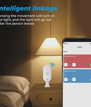 ONENUO WiFi PIR Bewegingsmelder - Slimme Inbraakbeveiliging voor Thuis