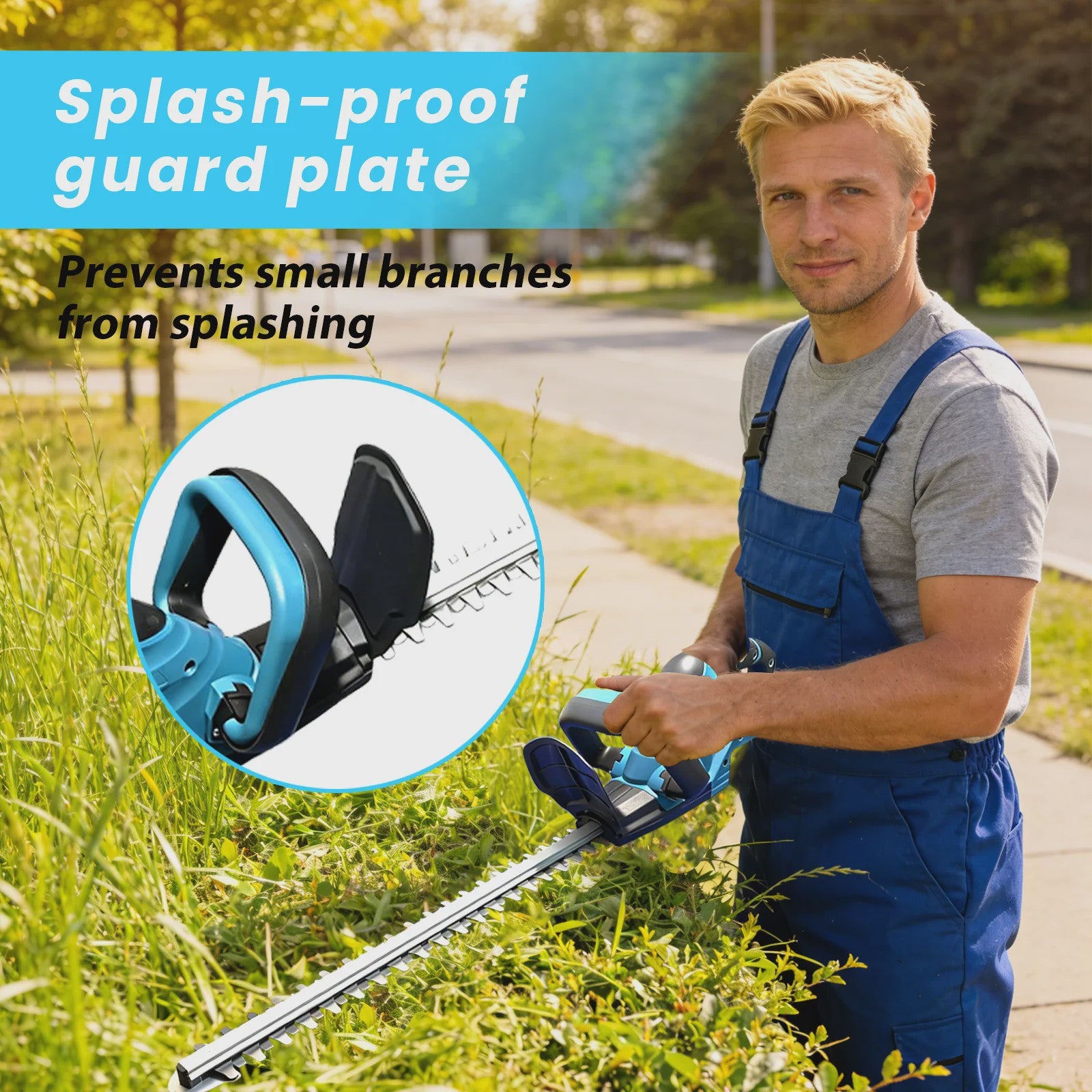 Draadloze Heggenschaar 50CM - Krachtig, Makita 18V Compatibel - Inclusief Accessoires