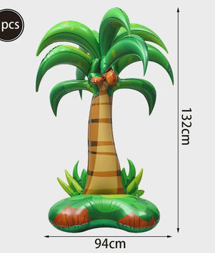 Grote 4D Folieballonnen Leeuw & Giraf - Jungle Safari Thema Verjaardag Feestdecoratie Kinderen
