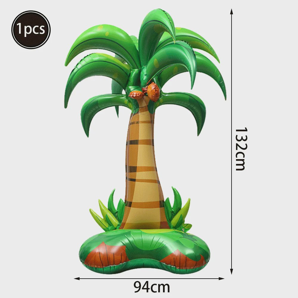 Grote 4D Folieballonnen Leeuw & Giraf - Jungle Safari Thema Verjaardag Feestdecoratie Kinderen