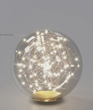 Luxe Scandinavische Plafondlamp met Sterrenlicht - Goudkleurig