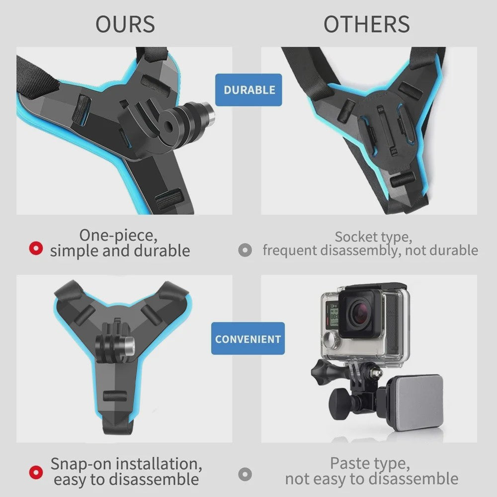 Helmhouder voor Actiecamera & Smartphone - Motorfiets & Sport