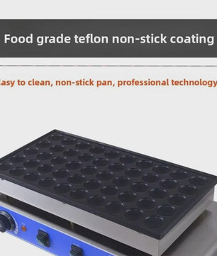 Professionele Poffertjesplaat Elektrisch - 50 Stuks Non-stick