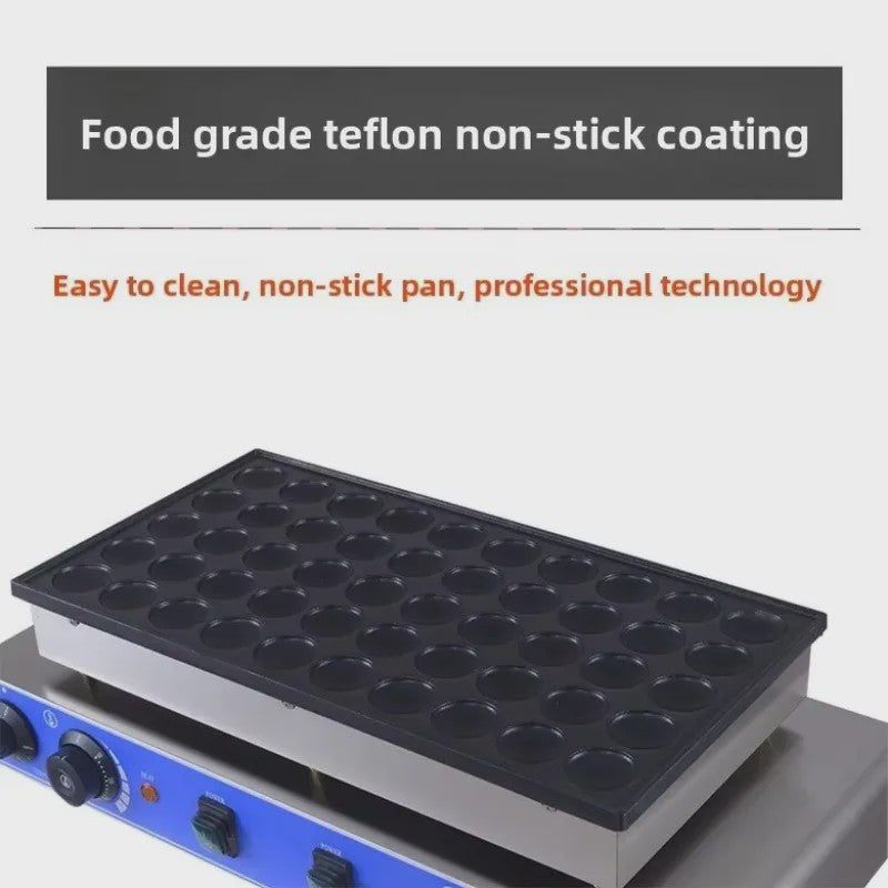Professionele Poffertjesplaat Elektrisch - 50 Stuks Non-stick
