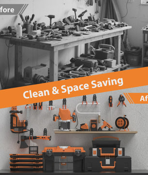 Heavy Duty Garage Haken Set - Wandmontage Organizer voor Gereedschap, Fietsen & Tuin